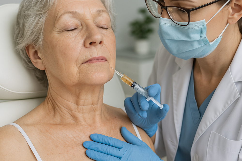 Topical vs. Injectable Growth Factors for Face, Neck & Chest